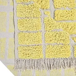 Ryamattor - Zola Natural Cotton Shaggy (gul)