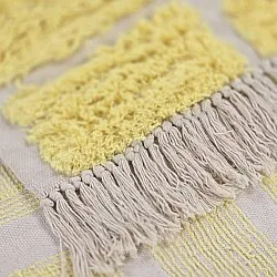 Ryamattor - Zola Natural Cotton Shaggy (gul)