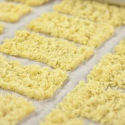 Ryamattor - Zola Natural Cotton Shaggy (gul)