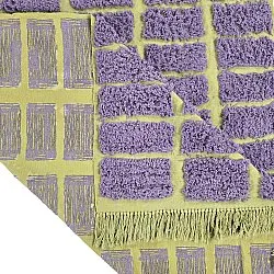 Ryamattor - Zola Natural Cotton Shaggy (lila)