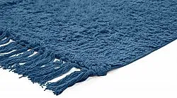 Ryamattor - Alba Natural Cotton Shaggy (blå)