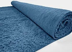 Ryamattor - Alba Natural Cotton Shaggy (blå)