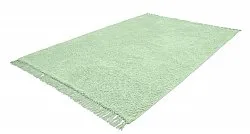 Ryamattor - Alba Natural Cotton Shaggy (ljusgrön)