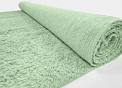 Ryamattor - Alba Natural Cotton Shaggy (ljusgrön)