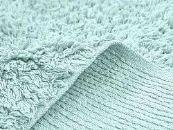 Ryamattor - Alba Natural Cotton Shaggy (turkos)