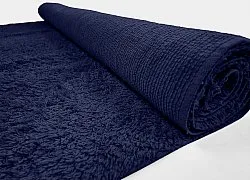 Ryamattor - Alba Natural Cotton Shaggy (mörkblå)