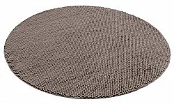 Rund matta - Avafors Wool Bubble (brun)