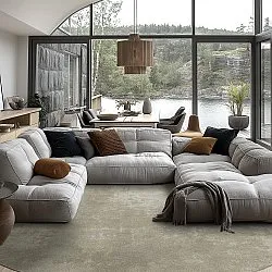 Rund matta - Lynton (beige)