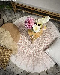 Rund matta - Sandrigo (beige)