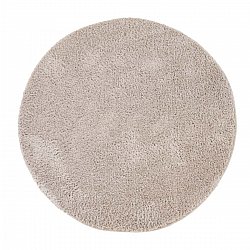 Runda mattor - Soft Shine (beige)