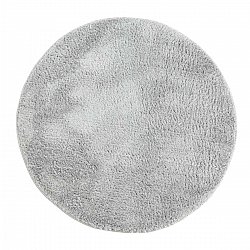 Runda mattor - Soft Shine (grå)