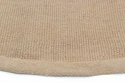 Rund matta (sisal) - Agave (beige/elfenben)