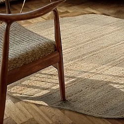 Oregelbundet rund jutematta - Flätan (jute)