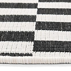Rund matta - Indoor/Outdoor Otto (svart)