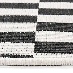 Rund matta - Indoor/Outdoor Otto (svart)