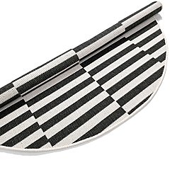 Rund matta - Indoor/Outdoor Otto (svart)