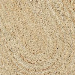 Oval jutematta - Flätan (jute)
