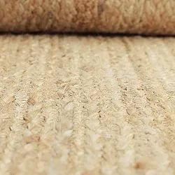 Oval jutematta - Flätan (jute)