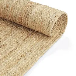 Oval jutematta - Flätan (jute)