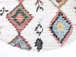 Runda mattor - Sezze (beige/multi)
