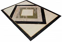Wiltonmatta - Pavia (beige/svart)