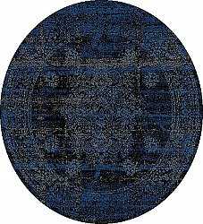 Rund matta - Peking Royal (marinblå)