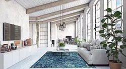 Wiltonmatta - Douz (blå)