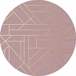 Rund matta - Marino (rosa)