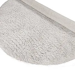 Rund matta - Combarro Solid Cotton Shaggy (creme)