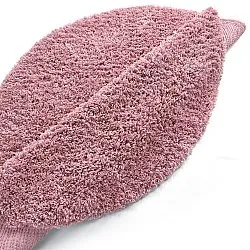 Rund matta - Combarro Solid Cotton Shaggy (ljusrosa)