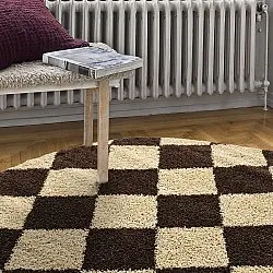 Runda mattor - Albi (brun/beige)