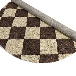 Runda mattor - Albi (brun/beige)