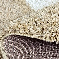 Runda mattor - Alsace (beige/vit/brun)
