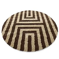 Runda mattor - Imilchil (beige/brun)
