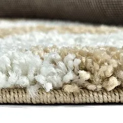 Runda mattor - Tamri (beige/vit)