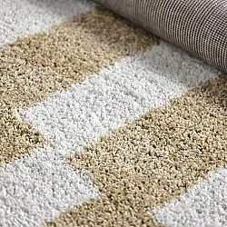 Runda mattor - Tamri (beige/vit)