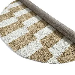 Runda mattor - Tamri (beige/vit)