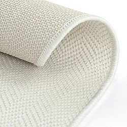 Rund Barnmatta - Kind Bear (creme)
