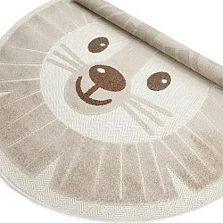Rund Barnmatta - Kind Lion (creme)