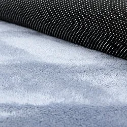 Runda mattor - Aranga Super Soft Fur (stålblå)