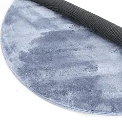Runda mattor - Aranga Super Soft Fur (stålblå)