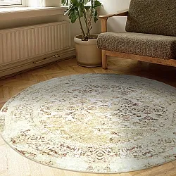 Rund matta - Denizli (beige)