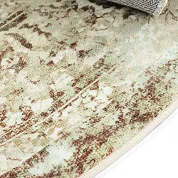 Rund matta - Denizli (beige)