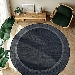 Rund matta - Indoor/Outdoor Alta (antracit)