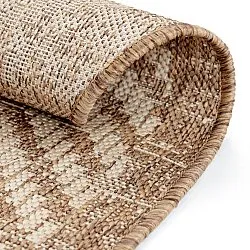 Rund matta - Indoor/Outdoor Donora (brun)