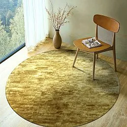Rund matta - Jodhpur Special Luxury Edition (guld)