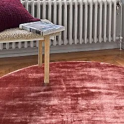 Rund matta - Jodhpur Special Luxury Edition (vinröd)