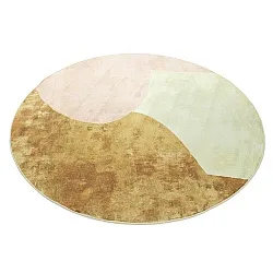 Rund matta - Lazio (beige/rosa)