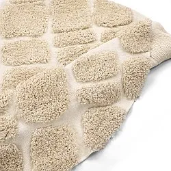 Rund matta - Otranto Natural Cotton Shaggy (offwhite)