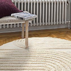 Runda mattor - Evora (offwhite)